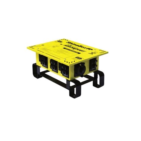 Yellow RhinoBox Heavy Duty 50 Amp 120/240 Volt  